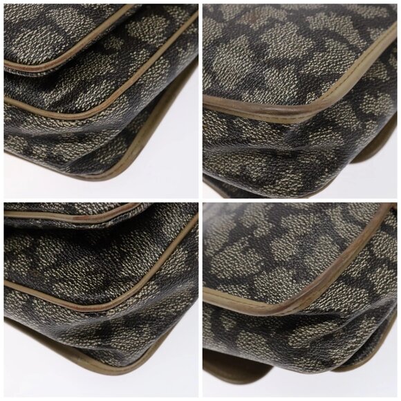 SAINT LAURENT Shoulder Bag PVC Leather Beige Gray Auth bs28744 - Picture 15 of 16